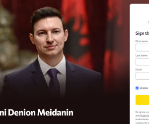 Peticioni masiv me 2,950 nënshkrime: kërkohet transparencë për të ardhmen e ambasadorit Meidani