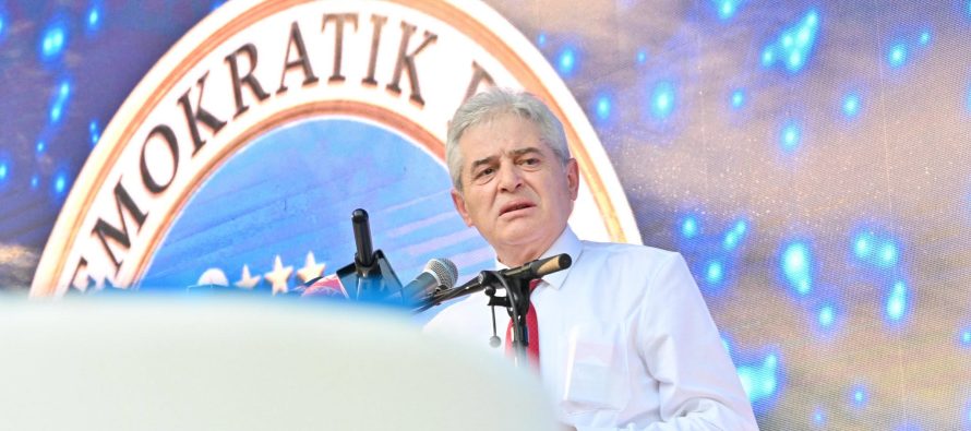 Ali Ahmeti përmend krismat e Avni Rustemit në Paris – fjalimi i plotë në 24-vjetorin e themelimit të BDI-së | VIDEO