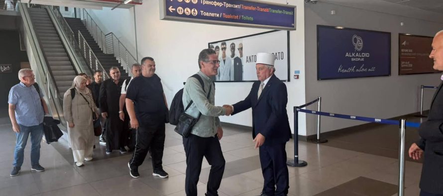 BFI-Gostivar organizon pritje për haxhinjtë e kthyer nga Haxhi