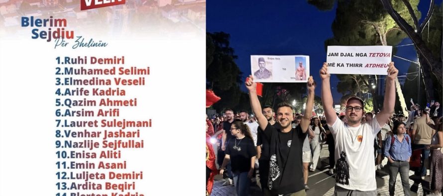 Zbulohet protestuesi tetovar që doli kundër Ramës? Gazetari Ademi: Është këshilltari i VLEN-it, Muhamed Selimi