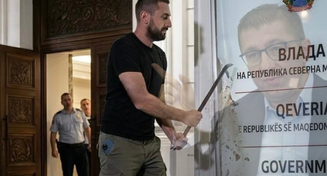 Skandal në Qeveri  Bogojevski dëmton mbishkrimin  siguria nuk ndërhyn