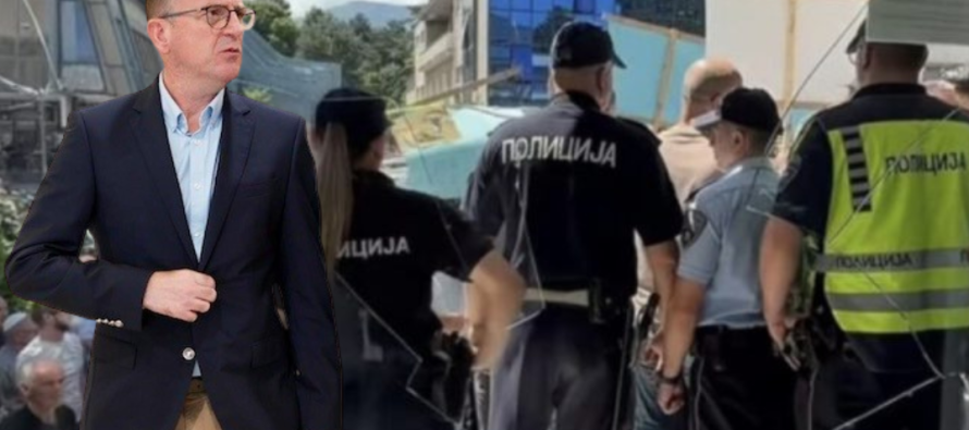 Akuza të forta nga Taravari: VLEN-i pas vandalizimit të Komunës së Gostivarit