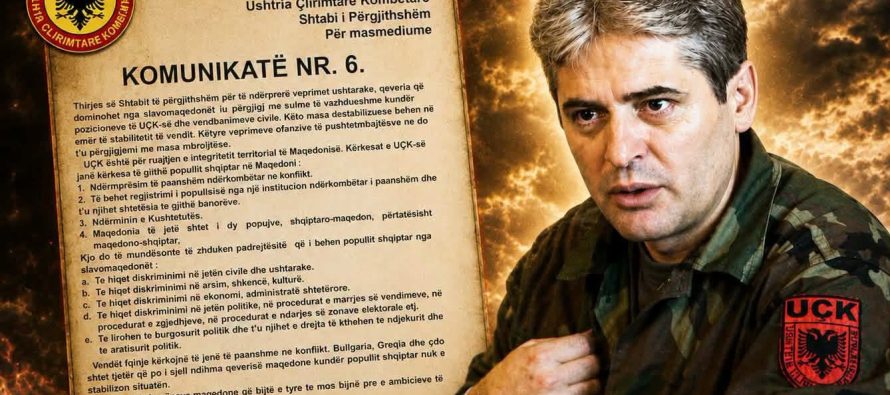 Marrëveshja e Ohrit lindi nga Komunikata nr. 6 e Ushtrisë Çlirimtare Kombëtare
