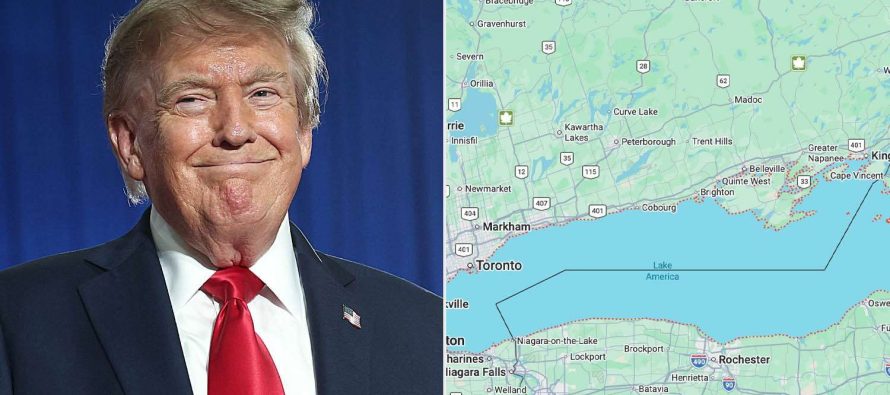 “Lake Ontario” bëhet “Lake America” në Google dhe Apple Maps