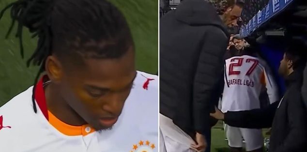 Goditje për Galatasarayn  Rafael Leão lëndohet pas vetëm 16 minutash